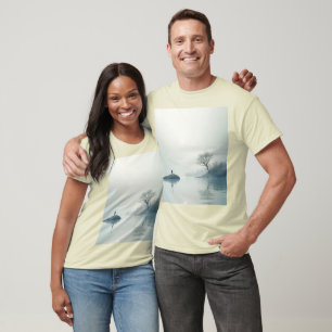 T-shirt Seul dans la conception de la fosse