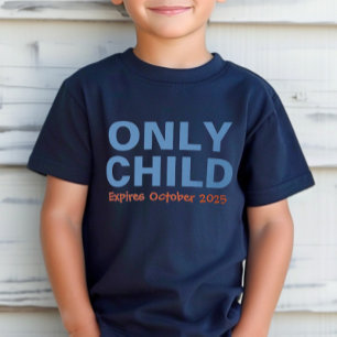 T-shirt Seul Enfant Expirant Funny Blue Big Brother