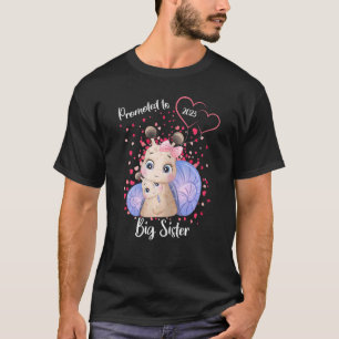 T-shirt Seul Enfant Promu À Big Sister 2023