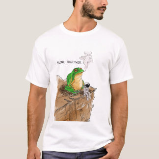 T-shirt Seul, ensemble – Solitude cosmique astronaute et