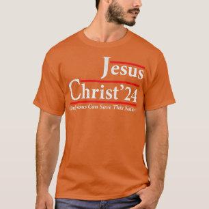 T-shirt Seul Jésus peut sauver cette nation Jésus Christ 2