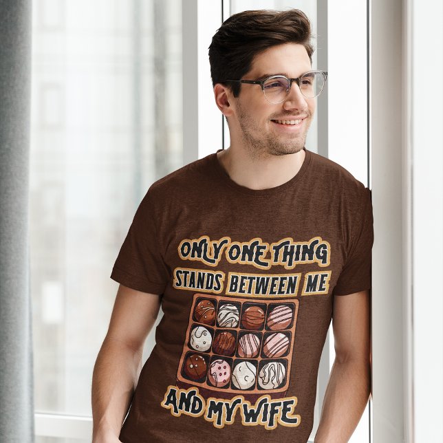 T-shirt Seul le concepteur comique d'un mari au chocolat O (Créateur téléchargé)