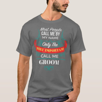 T-shirt Seul le plus important Call Me Groom Famille Husba