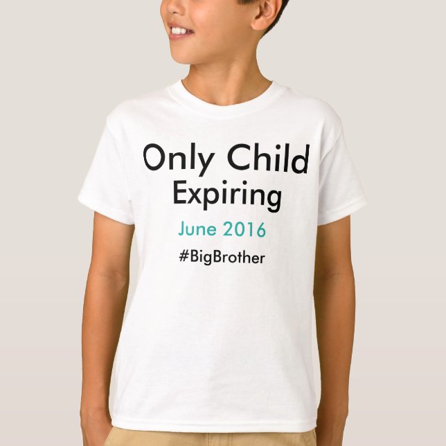 T-shirt Seul l'enfant qui expire #bigbrother (Devant)