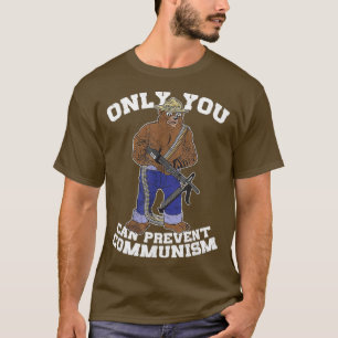 T-shirt Seul On Peut Empêcher Le Communisme De Chasser L'O