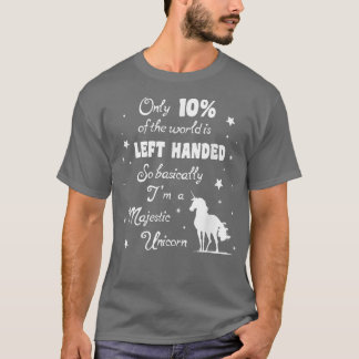 T-shirt Seulement 10 du monde est à gauche Majestic Unico