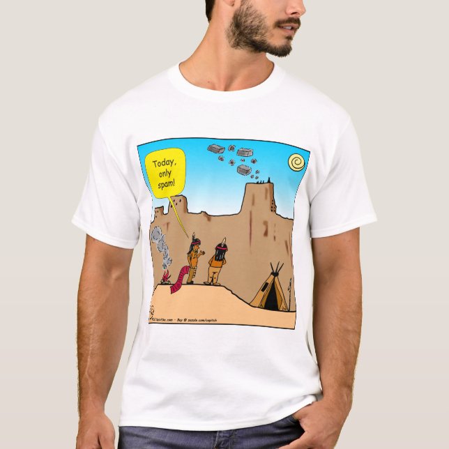 T-shirt seulement bande dessinée du Spam 974 (Devant)