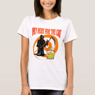 T-shirt Seulement ici pour le gâteau