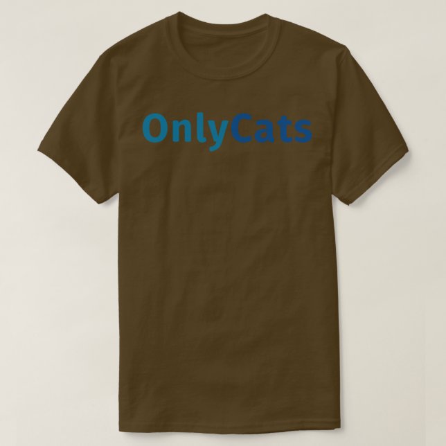 T-shirt Seulement les chats Fentiers (Design devant)