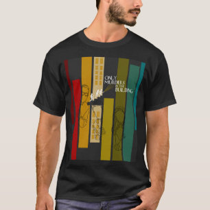 T-shirt seulement les meurtres dans le lineart du bâtiment