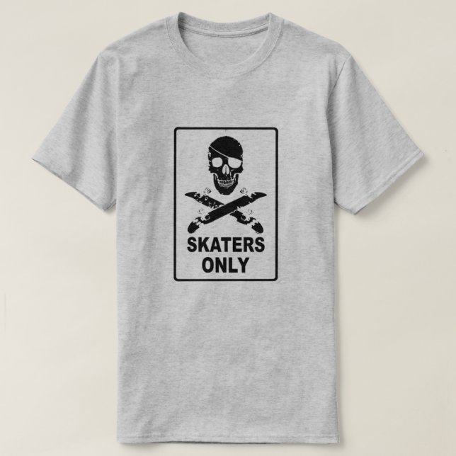 T-shirt seulement pour les patineurs (Design devant)