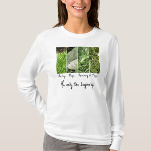 T-shirt Seules les dames débutantes à manches longues Tee