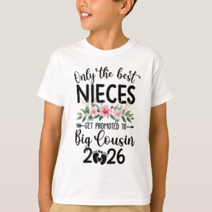T-shirt Seules Les Meilleures Nièces Sont Promues Grande C