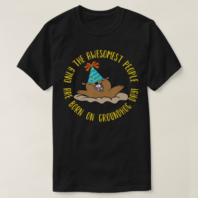 T-shirt Seules Les Personnes Les Plus Malheureuses Sont Né (Design devant)