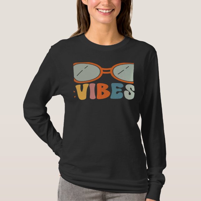 T-shirt Seventh Grade Vibes 7th Grade Students Parents Tea (Devant)