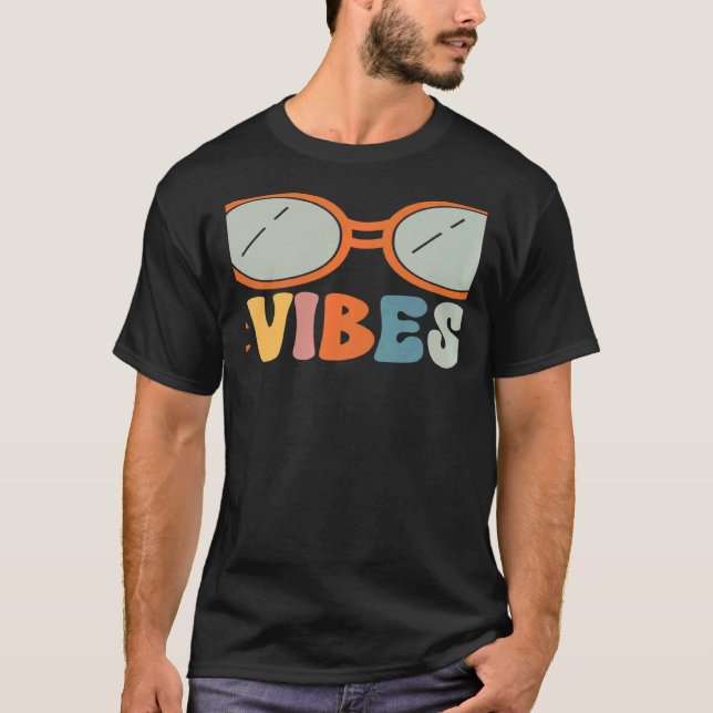 T-shirt Seventh Grade Vibes 7th Grade Students Parents Tea (Devant)