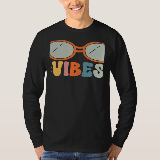 T-shirt Seventh Grade Vibes 7th Grade Students Parents Tea (Devant)