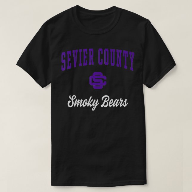 T-shirt Sevier County High School Smoky Bears (Design devant)