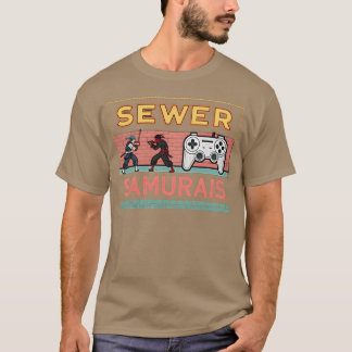 T-shirt Sewer Samurais Retro Video Game friend