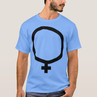 T-shirt Sexe féminin minimal