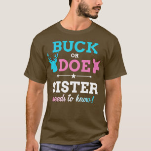 T-shirt Sexe révéler bue ou la soeur jumelle bébé par