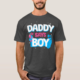 T-shirt sexe révéler des cadeaux de fête, daddy dit garçon