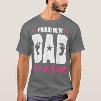 T-shirt Sexe Révéler Fête des pères Fier Nouveau Papa C'Es