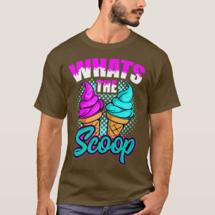 T-shirt Sexe Révéler la crème glacée Fête à thème