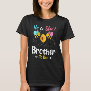 T-shirt Sexe Révéler Lui Ou Elle Frère À Être Bébé Announ