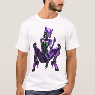 T-shirt Sexy évangélique catgirl android