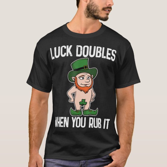 T-shirt Sexy Leprechaun St. Patricks Day Shirt Funny Appar (Devant)