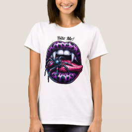 T-shirt Sexy Vampire Bouche Arrière