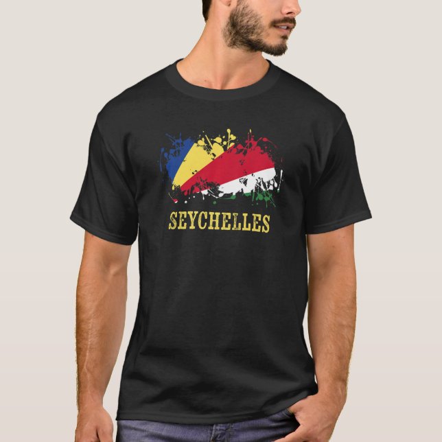 T-shirt Seychellian enthusiasts for Sesel and Seychelles   (Devant)