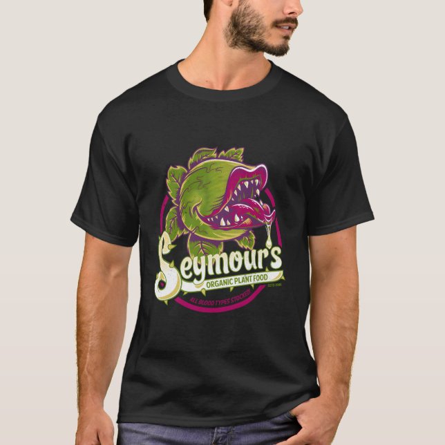 T-shirt Seymour'S Plante Nourriture Déplaisante Horreur Éf (Devant)