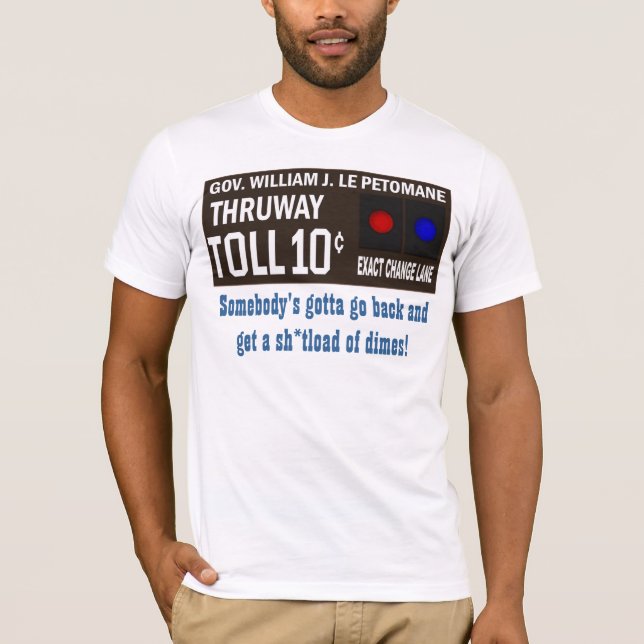 T-shirt Sh*tload des dixièmes de dollar (Devant)