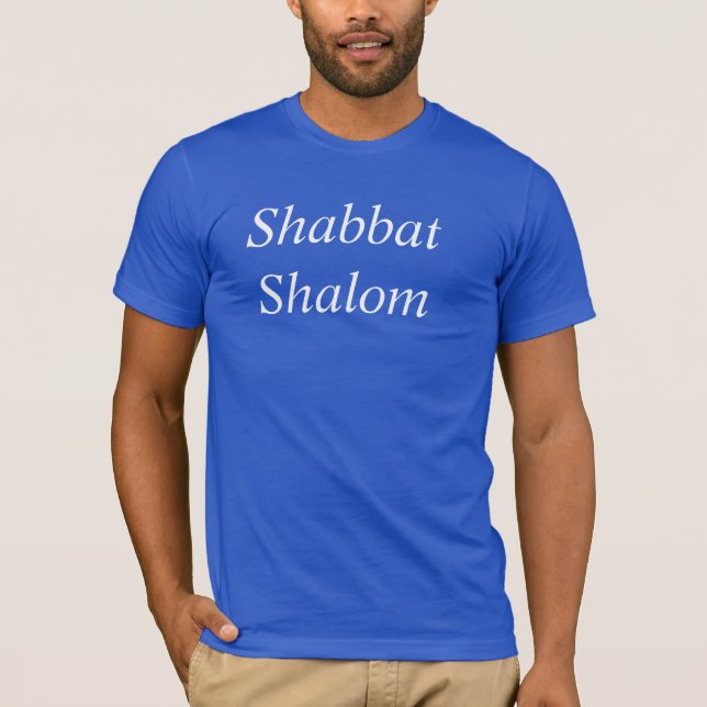 T-shirt Shabbat Shalom (Devant)