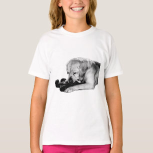 T-shirt Shadow Play - Labrador avec ours