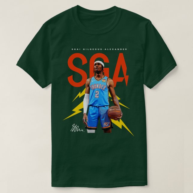 T-shirt Shai Gilgeous Alexander 1 (Design devant)
