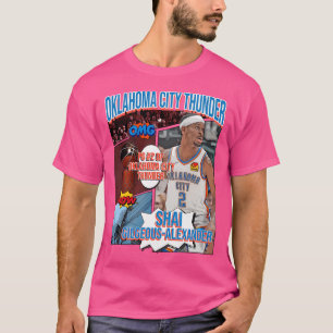 T-shirt Shai Gilgeous-Alexander Basketball Art Thunder 1