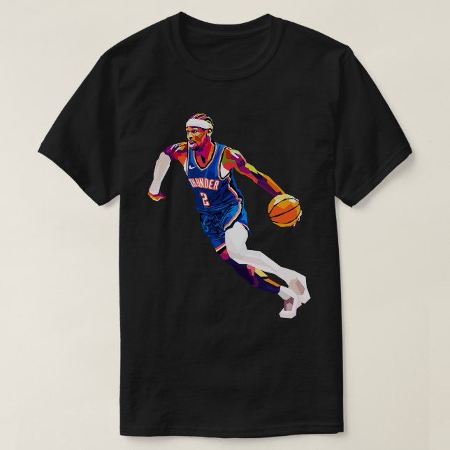 T-shirt Shai Gilgeous Alexander WPAP 2 (Design devant)