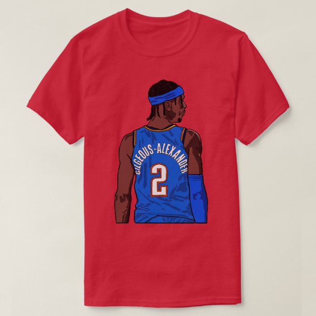 T-shirt Shai GilgeousAlexander Retour (Design devant)
