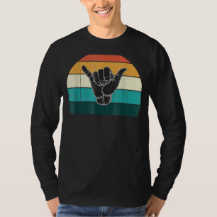 T-shirt Shaka rétro et signe Surf Cool Vintages Surfers Su