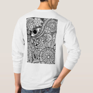 T-shirt Shake It Out – Black and White Hand-Drawn Art