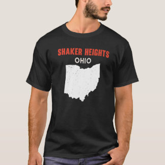 T-shirt SHAKER HEIGHTS Ohio USA State America Travel Ohioa
