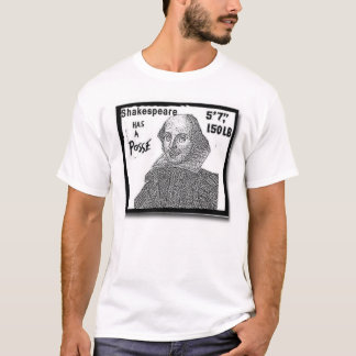 T-shirt shakespeare a une bande