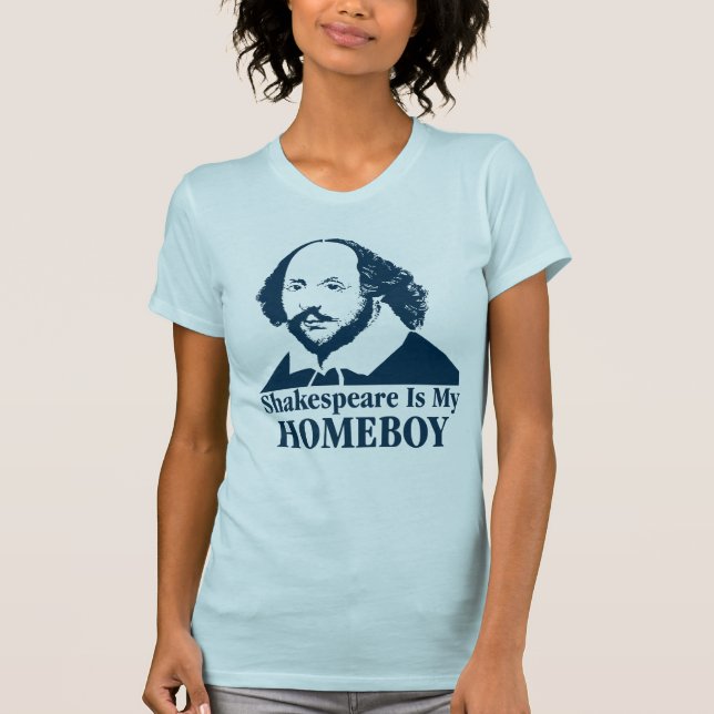 T-shirt Shakespeare est mon Homeboy (Devant)