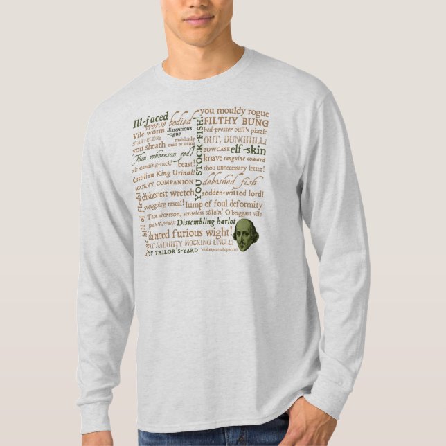 T-shirt Shakespeare insulte la collection (Devant)