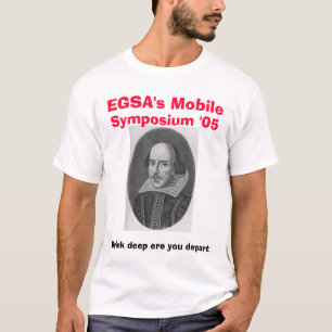 T-shirt shakespeare, le mobile d'EGSA, colloque '05, Drin