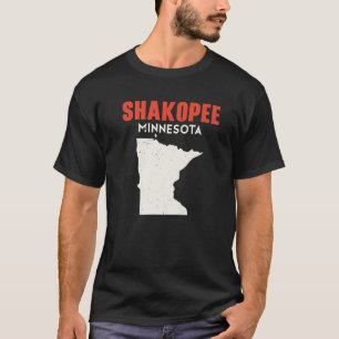 T-shirt Shakopee Minnesota USA State America Travel Minnes