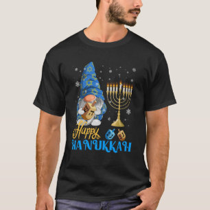 T-shirt Shalom Gnome Heureux Hanoukka Chanukah
